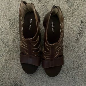 Nine West Perkulateo wedges size 8